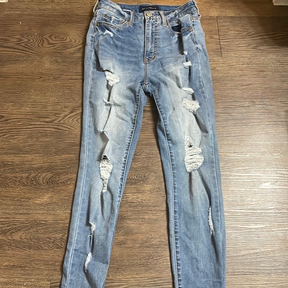 Light blue jeans